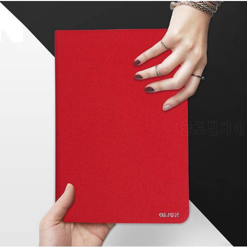 QIJUN For Samsung Galaxy Tab A 8.0 2019 S-Pen P200 Flip Tablet Case For Tab A 8.0 SM-P200 P205 Stand Cover Soft Protective Shell