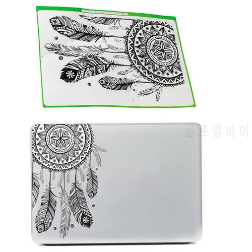 Retro Dream Catcher Sticker for Laptop Computer Tablet PC Notebook Stickers Flower Pattern PVC Stickers Cars Decal Home Decor