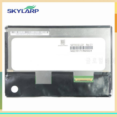 Original 7 Inch IPS LCD Screen for N070ICG-LD1 -LD4 Tablet PC Display Panel (40 Pins) (without Touch) Free Shipping
