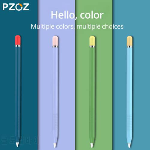 PZOZ For Apple Pencil 2 1st 2nd Case Pencil case Tablet Touch Stylus Pen Protective Cover Pouch Portable Soft Silicone Case