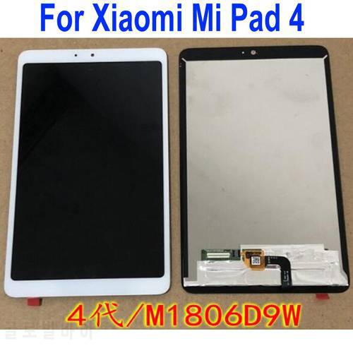 100% Tested Best Working Sensor LCD Display Touch Panel Screen Digitzer Assembly For Xiaomi Mi Pad 4 Mipad 4 / Mipad 4 Plus