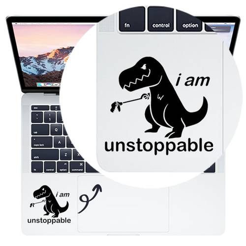 Funny Dinosaur Quote Laptop Sticker for MacBook Decal Air Pro 16