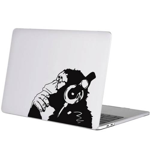 Monkey With Headphones Laptop Decal for Macbook Sticker Pro 16