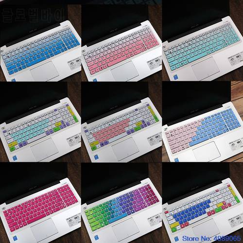 For ASUS VivoBook X543U X543MA X543UA X543UB X543M For ASUS ASUSPRO P2530 P2530U Silicone Protective Laptop 15.6&39&39 Keyboard Skin