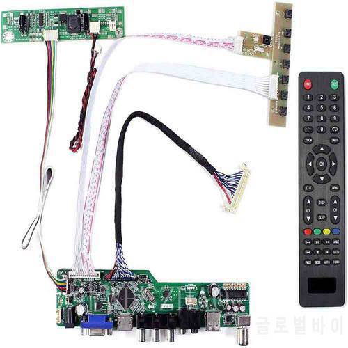 New TV56 Kit M215HW03 V1 V2 TV+HDMI+VGA+AV+USB LCD LED screen Controller Board