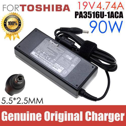 Original For TOSHIBA 19V 4.74A 90W PA3516U-1AC3 PA-1900-24 laptop power AC adapter charger A65 A70 A75 A505 L505 L755 L755D