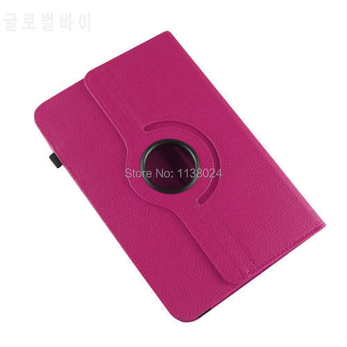 Gligle Free Shipping 100pcs/lot 360 Degree Rotating Litchi Texture 10 inch Universal Tablet Skin Case Universal 10