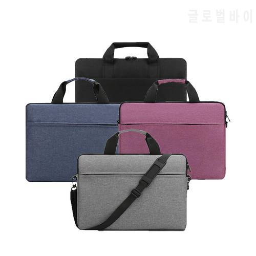 13 14 15 inch Laptop Bag Waterproof Notebook Case Sleeve For Macbook Air Pro Computer Shoulder Handbag Women Men Briefcase