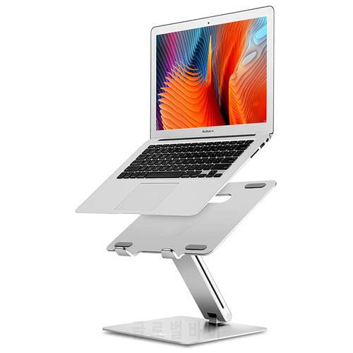 Height Adjustable Laptop Stand, Foldable Laptop Riser Notebook Holder Stand, Aluminum Laptop Mount for MacBook Up to 17 inch