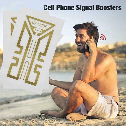 10 PCS Phone Signal Enhancement Stickers Signal Booster Cell Phone Signal Enhancer Sticker for Outdoor Camping