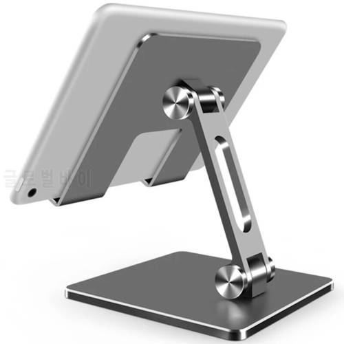 Tablet Stand Aluminum Adjustable Stand Desk Foldable Holder Dock For iPad Pro 12.9 11 10.2 Air Mini 2020 Samsung Xiaomi Huawei