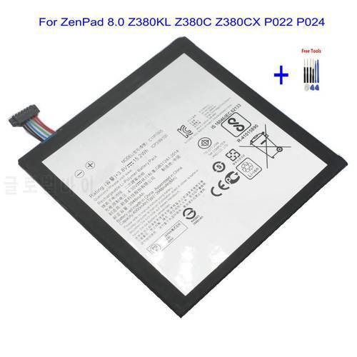 1x 4000mAh C11P1505 Tablet PC Replacement Battery For Asus ZenPad 8.0 Z380KL Z380C Z380CX P022 P024 + Repair Tools kit