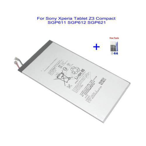 1x 4500mAh LIS1569ERPC Replacement Battery For Sony Xperia Tablet Z3 Compact SGP611 SGP612 SGP621 Batteries + Repair Tools Kit