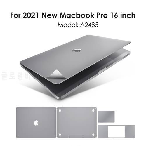 Full Body Sticker for 2021 New MacBook Pro16 Model A2485, Include Top + Bottom + Touchpad + Palm Rest Skin Full-Cover Protective