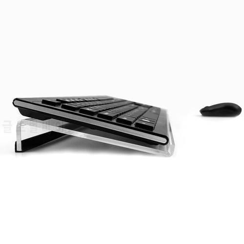 Keyboard Rack Stand Riser Transparent Tilted Computer Keyboard Display Holder Fingerboard Accessories Home Supply