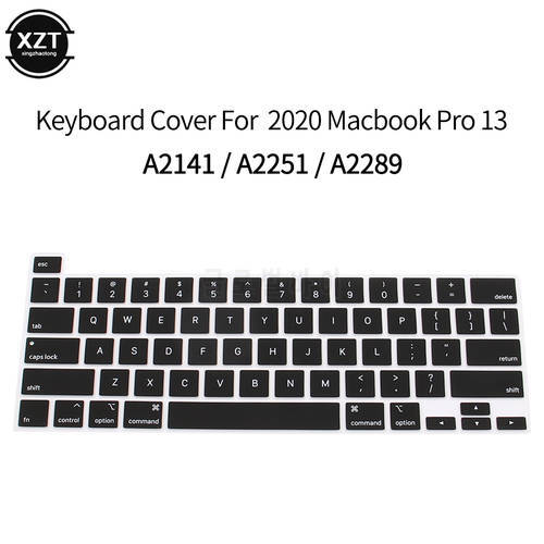Laptop Keyboard Cover Protector Film Suitable for 2020 Macbook Pro 13 A2289 A2251 A2338 Waterproof Silicone Keyboard Cover