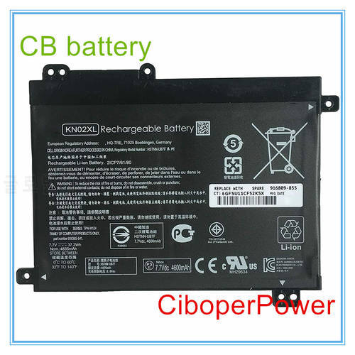 Original quality Battery For KN02XL HSTNN-LB7R 916365-421 TPN-W124 2ICP7/60/80 916809-855