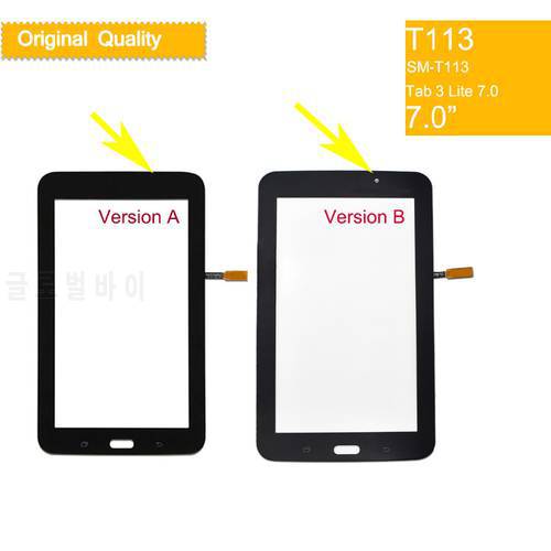 10Pcs/Lot For Samsung Galaxy TAB 3 LITE 7.0 SM-T113 T113 T113NU T114 Touch Screen Digitizer Front Glass Panel Sensor Touchscreen