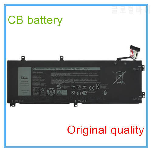 V0GMT 0NCC3D TJDRR Battery 11.4V 56Wh for 15 7500 Laptop Notebook Batteries 11.4V 56Wh