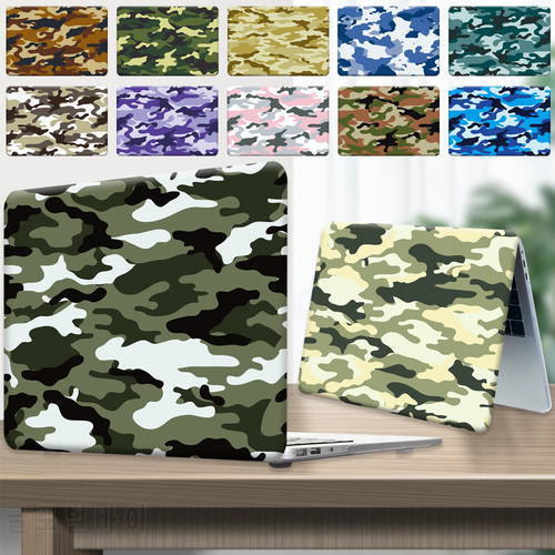 Laptop Case for Apple MacBook Pro 13/15/16/MacBook Air 13/11 Inch Military Camouflage Pattern Series Protective Shell