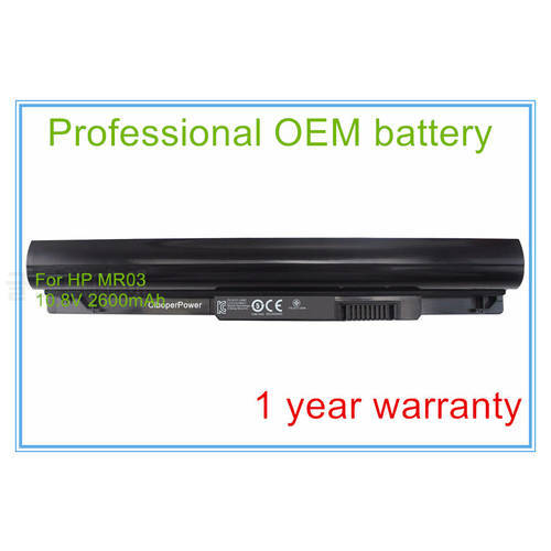 10.8V 2600mAh MR03 Battery for HSTNN-IB5T 740005-121 740722-001 Replacement Laptop Batteries