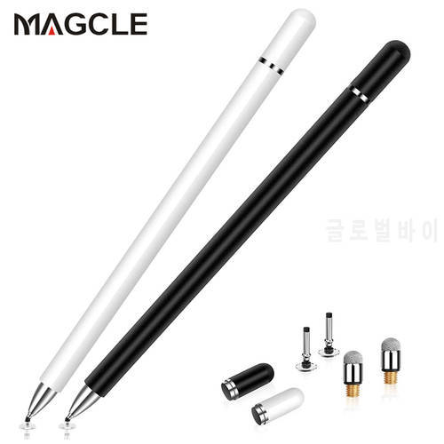 Universal Magnetic Stylus Pen 2 in 1 caneta Touch Screen Pen for All iPad Pencil iPhone Huawei Stylus Android Xiaomi For Pad 5
