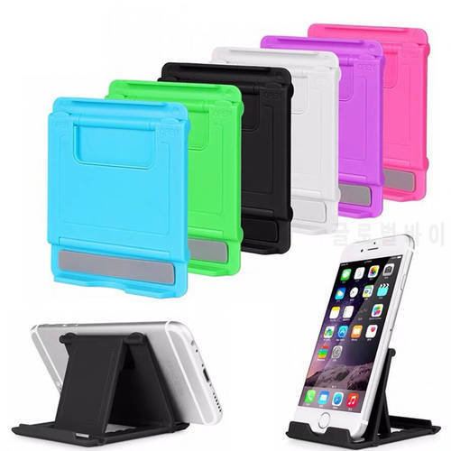 THE9 Phone Holder Desk Stand for Mobile Phone Tripod for Iphone Plastic Foldable Desk Holder Tablet Stands