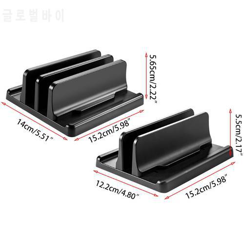 H4GA for Gaming Laptops Notebooks Vertical Laptop Stand Multi-founction Dual Laptop Holder with Adjustable Dock