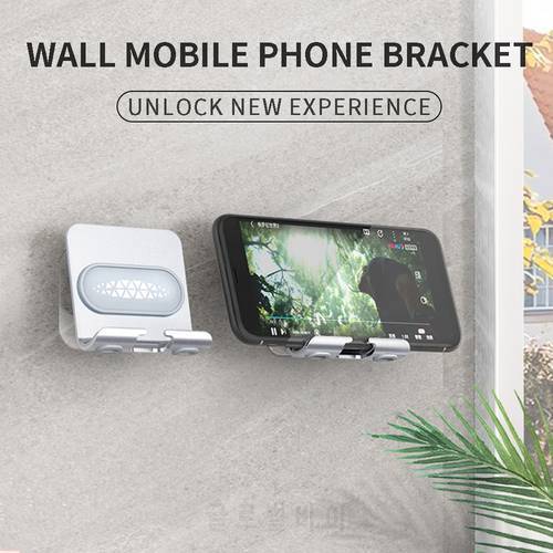 Universal Wall Mount With Hook 2 In 1 Multi Ajustable Premium Shower Phone Holder Strips Anti-Slip Base Bathroom Phone Holder