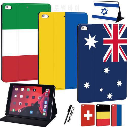 For Ipad 8 2020 8th Generation 10.2 Inch Slim Leather Pu Scratch Resistant Stand Tablet Protective Case for Ipad 8th 10.2