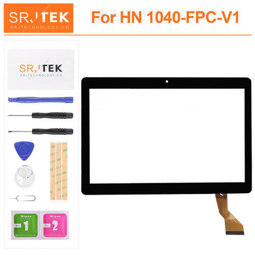 For HN 1040-FPC-V1 Display Tablet PC External Capacitive Touch Screen Digitizer Assembly Replacement Outer Glass Sensor Panel