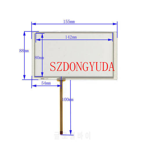New Touchpad 6.2&39&39 Inch 4-Line 155*87 For Clarion NX501E Touch Screen Digitizer Glass Sensor