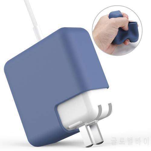 Silicone Laptop Charger Protective Case For Apple MacBook 29W 30W 45W 60W 61W 85W 87W 96W Power Magsaf* Adapter Dustproof Cover