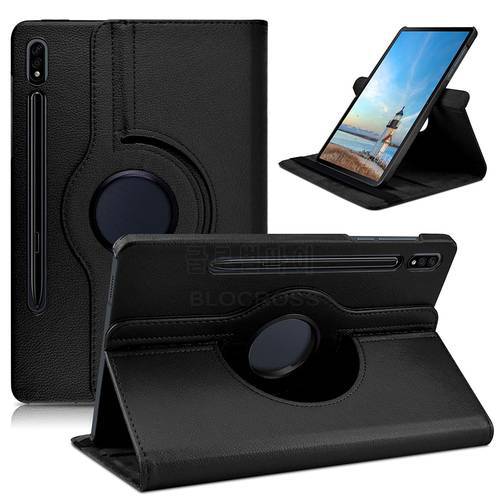 For Samsung Galaxy Tab S8 11 S8 Plus 12.4 2022 Case 360 Degree Rotating Stand Tablet Cover for Galaxy Tab S8 Ultra 5G 14.6 inch