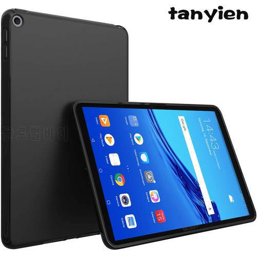 Tablet Case For Huawei MediaPad T1 T2 T3 T5 7.0 8.0 10 Pro 3G Wifi Shockproof Bumper Black TPU Shell Soft Silicone Back Cover