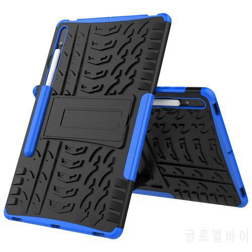 Case for Samsung Tab S7+ SM-T970 case 12.4 inch 2020 TPU+PC Tablet Stand Armore Cover for Samsung Tab S7+ SM- T970 T976B coque