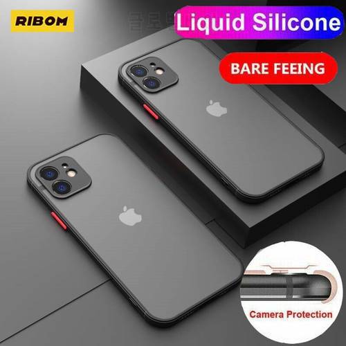 Silicone Cover For IPhone 13 12 11 Pro Max XR 7 8 Mini X XS SE 2020 Ultra Luxury Matte Thin Transparent Shockproof Phone Case