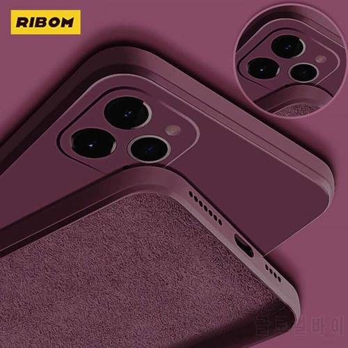 Silicone Case For IPhone 13 12 11 Pro Max Mini Liquid Full Protector Case For IPhone XS MAX XR X 7 8 SE2 Official Square Cover