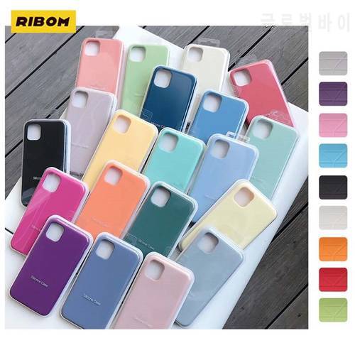 Silicone Case For IPhone 12 11 Pro XS Max XR X Case For Apple IPhone 7 8 Plus SE 2020 360 Official Full Cover Original