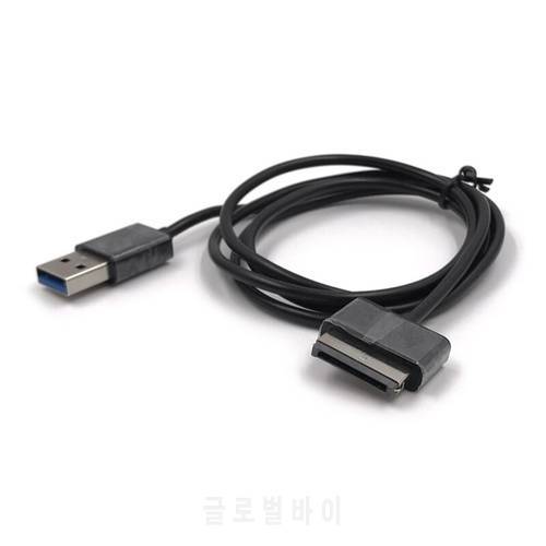 for USB 3.0 to 40pin Charger Data Cable For EeePadTransformer TF101 TF101G TF201 SL101 TF300 TF300T TF301 (Black)