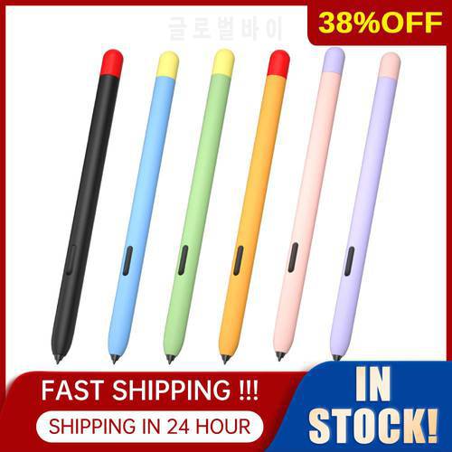 Pen Case for Stylus Touch Pen Protective Cover Accessories Silicone for Samsung Galaxy Tab S7/S7 Plus/S8/S8 Plus S6 Lite Tablet
