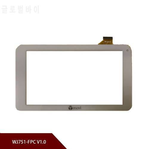 A+ 7 inch touch screen touch panel digitizer glass sensor replacement WJ751-FPC V1.0 Free shipping
