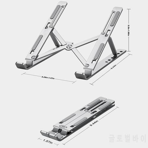 Aluminum alloy Laptop Stand, Swivel Computer Holder Angle Height Adjustable, Notebook Desk Riser, Compatible with 10-17