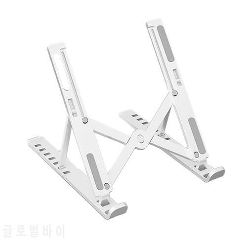 Laptop Stand For Desk Plastic Notebook Stand Laptop Computer Accessories Foldable Support Notebook Monitor Holder