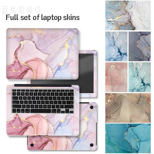 DIY Colorful Marble Cover Laptop Skin Sticker 11