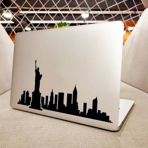 New York Skyline Laptop Sticker for Apple Macbook Pro Air 11 13 Retina 12 15 Inch Mac Book Skin Vinyl Asus Notebook Decal Decor