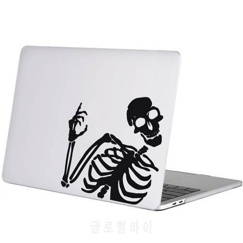 Funny Mr Skeleton Laptop Sticker for Macbook Pro Air Retina 11 12 16