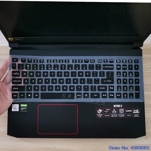 For Acer Aspire Nitro 5 An515-55 An515-54 15.6-Inch An715-51 An715-52 17.3&39&39 Predator Gaming 2020 Keyboard Cover Skin Laptop