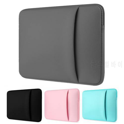 Universal Laptop Sleeve Bag with Front Pocket for iPad 11/13/14/15 inch Notebook Case for Macbook Laptop Carry Bag Briefcase