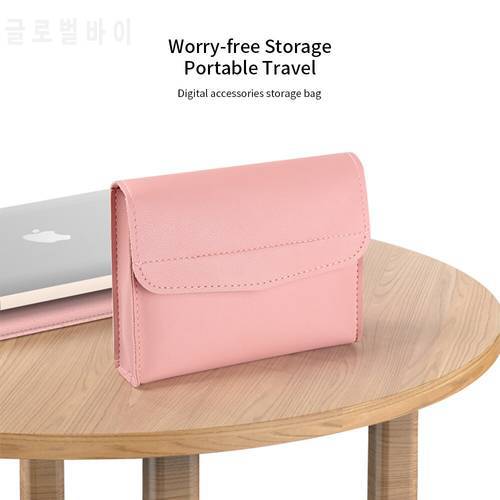 Laptop Sleeve Bag For Macbook Notebook Fashion Shockproof Pouch Liner Sleeve Case Storage Bag PU Leather Small Bag